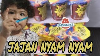 enak kebangetan||jajan nyam nyam.