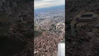 Vista de #Cuiabá MT | Decolagem do #Airbus #A321 #Latam do Aeroporto Marechal Rondon