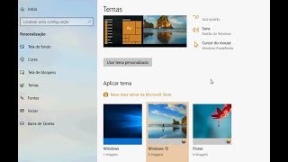 como mudar tela de fundo e bloqueio ou baixar do windows 10