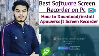 How to screen record on laptop 2020 | Apowersoft Free Screen Recorder Download |Best Screen recorder