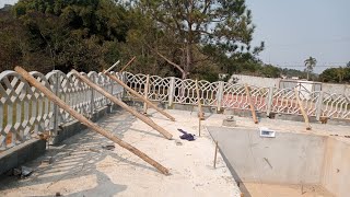 como montar cercado de pré moldado gradil de concreto para piscina modelo cerca da marton