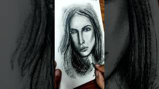 How to Draw with Charcoal (Advanced Techniques) #shorts #viral #drawing