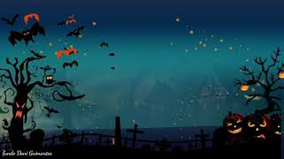 background dia das bruxas-halloween fundo animado