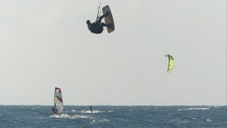 windsurf , kitesurf à carro avec Joris et mika