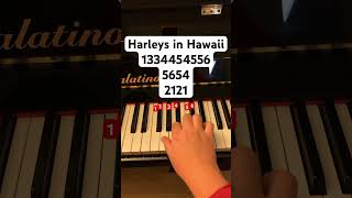 Harleys in Hawaii // follow my instagram: jessnotes123 #piano #pianotutorial #pianomusic #katyperry