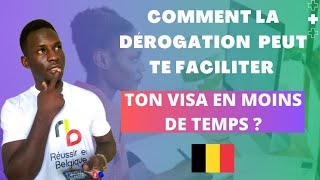 Comment la dérogation peut te faciliter l’obtention de ton visa d’étude ?🇧🇪