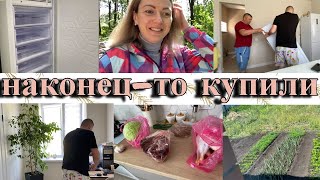 VLOG: БОЛЬШОЙ  ЖИВОТ/МОРОЗИЛКУ КУПИЛИ/ОН СПРАВИТСЯ СО ВСЕМ/В ШОКЕ