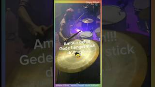 stick drum apa pentungan gede gitu ya #drum #musik #funnyshorts