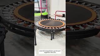 Factory supplies Cheapest 40 inch fitness stackable Sturdy indoor spring sports trampoline for kids