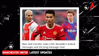 🚨MANCHESTER UNITED transfer NEWS live - Christiano Ronaldo - De Jong - Rice - Bruno Fernandes