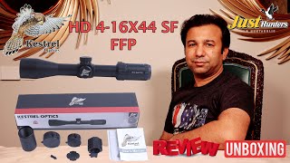 Kestrel Optics HD 4 16X44 SF FFP SCOPE Unboxing and Short Review