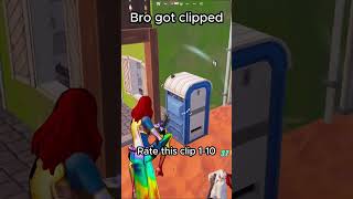 Bro got clipped  #fortnite #fortniteshorts #fortnitefunny #fortnitememes #fortnitefunnyshorts