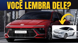 HYUNDAI SONATA 2024 VOLTA COM VISUAL FUTURISTA - CARRO FEZ GRANDE SUCESSO NO BRASIL NO PASSADO!