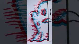 Glitch Vs Neon Effect😍|Cute Glitch Effect#art #drawing #easy #shorts #short #shortvideo #viral #cute