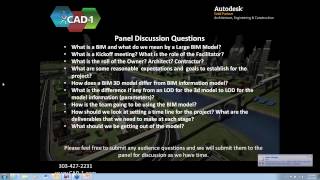 CAD-1 Presents - Project Levels of Detail (LOD) and Preparing BIM_VDC Project Deliverables - #2