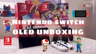 Random Unboxing | Nintendo Switch OLED Aesthetic Unboxing + Ringfit Adventure