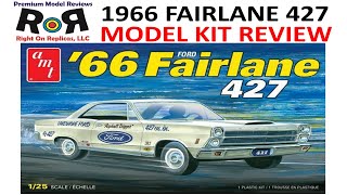 '66 Ford Fairlane 427 1:25 Scale AMT 1263 -Model Kit Build & Review.