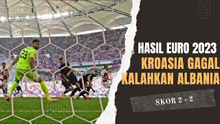 Hasil Euro 2024 Kegocek Menit Akhir, Kroasia Gagal Kalahkan Albania