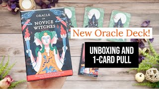 Oracle of Novice Witches Unboxing and 1-Card Pull!