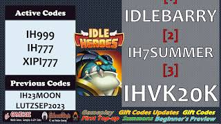 4th New Gift Code Update Idle Heroes