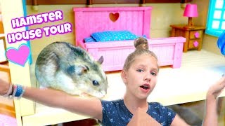 HAMSTER HOUSE TOUR! Hamsters Tour the Lil Woodzeez House