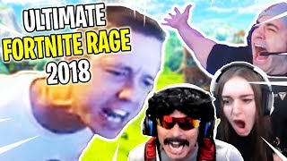 ULTIMATE Fortnite RAGES of 2018 Compilation!