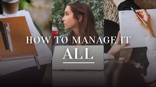 HOW I MANAGE IT ALL | working full time, maintaining healthy habits, & creating content