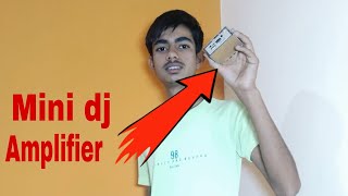 how to make mini dj amplifier