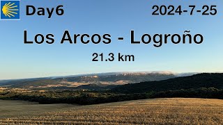 👉 Camino de Santiago 2024 |  Estella - Los Arcos  | 21.3km | day6