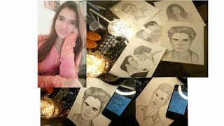 Drawing BELLA, EDWARD & JACOB From TWILIGHT How to Draw Realistic Sketches | Pakistani Vlogger