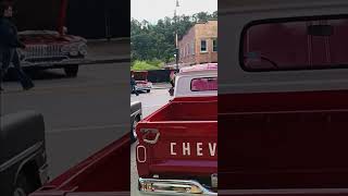 #Shorts. #ChevyTruck. Vintage Red & White Chevy Custom 10 PickUp Truck on September 7, 2024