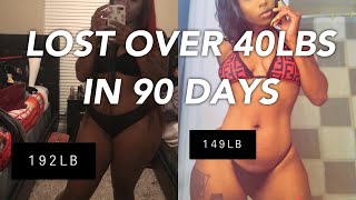 QUICK GRWM: HOW I LOST OVER 40LBS IN 90 DAYS