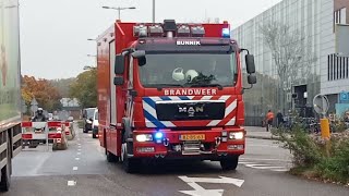 (nieuwe intro en outro)HV Bunnik komt met spoed aan bij een gaslekkage aan de Balijelaan in Utrecht.