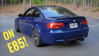 LOUD E92 M3 with FULL catless Mastermind exhaust and Dinan mufflers!