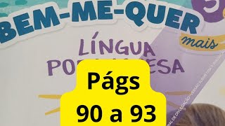 Bem-me-quer Mais Língua Portuguesa - 5° ano - págs 90 a 93 - Bila - Regra de jogo