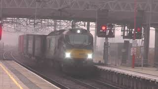 88005 Sparky Living Up To Her Name  On Tesco Train At Stafford 9 11 19