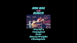 World's Youngest Ever Heavy Weight Champion: Iron Mike Tyson vs Berbick #shorts