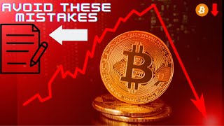 Crypto Market Crashing!? Avoid these 3 Beginner Mistakes