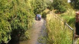 Discovery TD5 wading Standon Ford