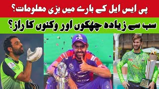 PSL highest run scorer | PSL highest wicket taker | PSL highest sixers