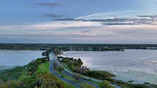 Sunset view of Lake Sumter