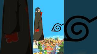 who is strongest?Itachi vs Konoha characters #anime #edit #naruto #akatsuki #itachi #pain #obito