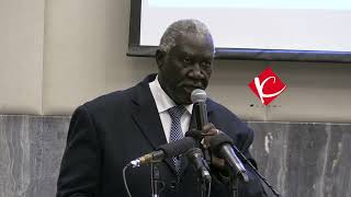 Malik Agar D. Chairman of Sudan's SC speech consultative meeting of the Sudanese political parties