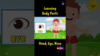 Learning Body Parts | Learning Video for Kids | #kidsshorts #viralshorts #trendingshorts