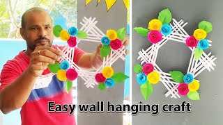 how to make Easy wall hanging craft /paper craft |Simple and Beautiful Paper Craft#liveartshobbyhub