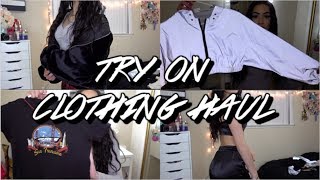 HUGE winter try on clothing haul !!