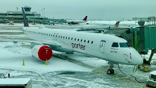 Toronto Pierson airport on a snow day YYZ