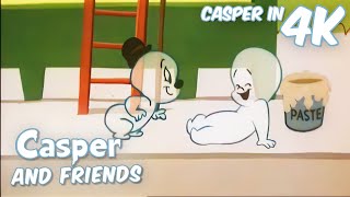 Ghosts, Pranks, and Lessons 😜 Casper and Friends in 4K | 1.5 Hour Compilation | Cartoon for Kids