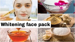 DIY Skin whitening Pack | Multani Mitti and Rice Flour Face Pack | Instant Brightening results #skin