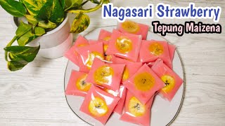 NAGASARI STRAWBERRY TEPUNG MAIZENA || MANIS GURIH LEMBUT WARNANYA CUTE PINK